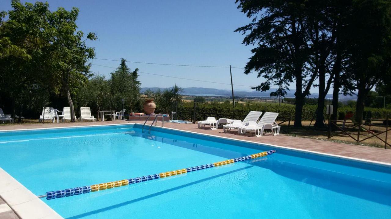 Agritur Villa Osvaldo Castiglione Del Lago Perugia Colazione Piscina Acqua Salata Εξωτερικό φωτογραφία